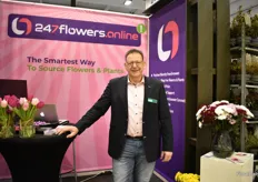 Ed de Groot van 247flowersonline, a digital platform that sources Flowers and plants directly from growers worldwide. “Transparency is our strength”